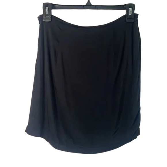 NEW Free People Night Dreamer Twisted Black Beauty Mini Skirt - Picture 5 of 5